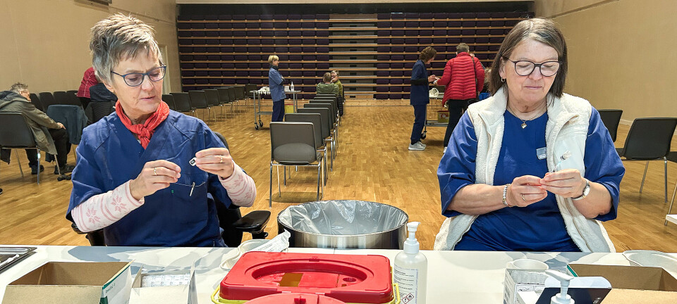 Mange stilte til vaksinasjon