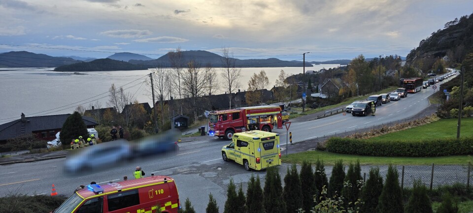 To til legevakt etter påkøyrsle bakfrå