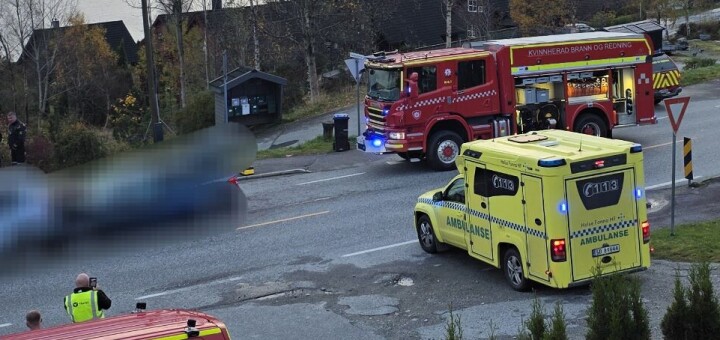 To til legevakt etter påkøyrsle bakfrå